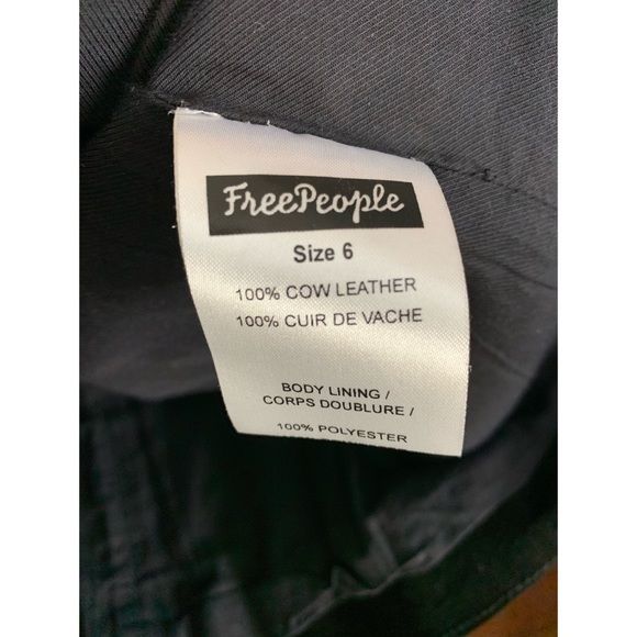 Free People 100% Suede Cow Leather Dress - Picture 8 of 10